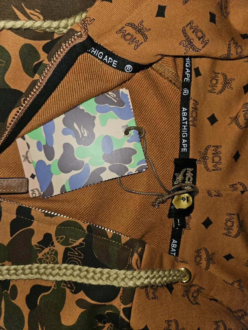 MCM bape collab